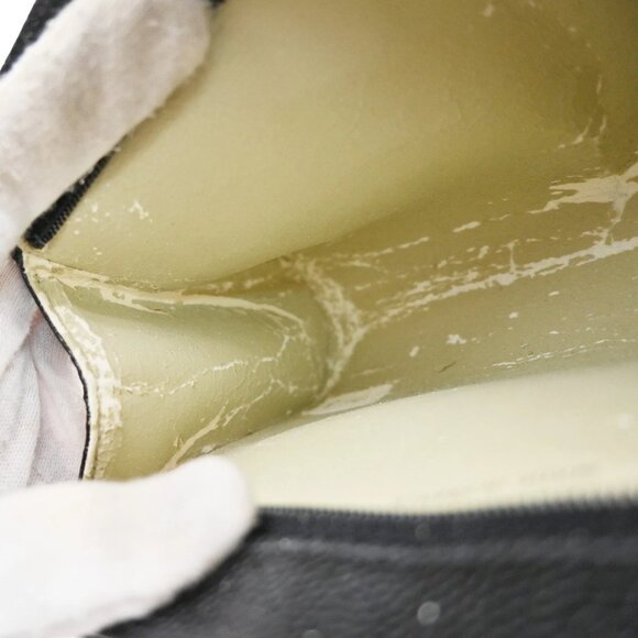 CHANEL CC Logo Mini Pouch Bag Grained Calfskin Leather Black GHW France 34KB454 - Picture 12 of 14